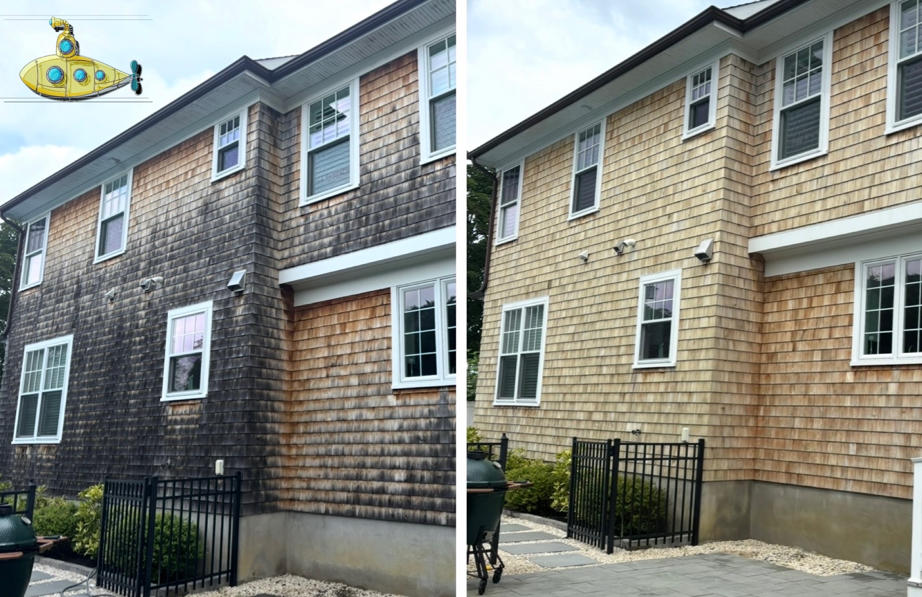 Cedar Siding Professional Cleaning